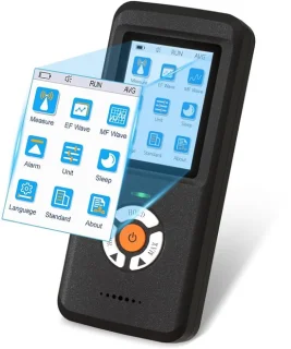 EMF meter stralingsdetector zwart