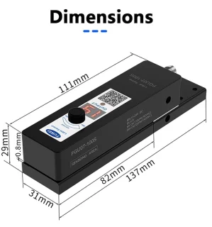 Etiketteer sensor - capacitieve schakelaar