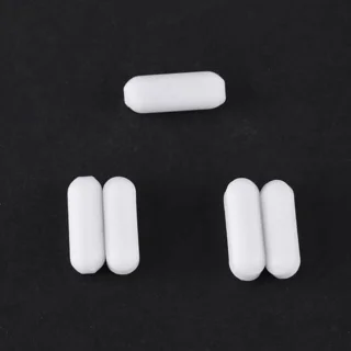 Flea Lab Magnetische PTFE Roerstaven 15 stuks Wit