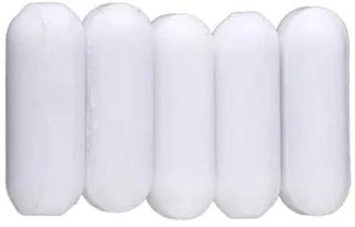 Flea Lab Magnetische PTFE Roerstaven 15 stuks Wit