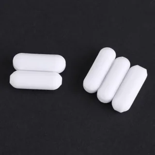 Flea Lab Magnetische PTFE Roerstaven 15 stuks Wit