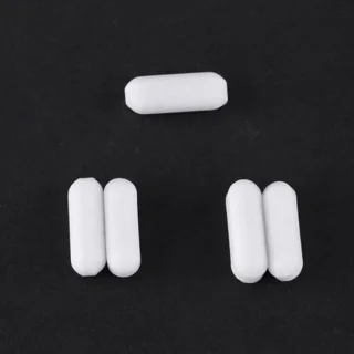 Flea Lab Magnetische PTFE Roerstaven 15 stuks Wit