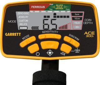 Garrett 300i Metaaldetector & AT Pointer Pinpointer Set