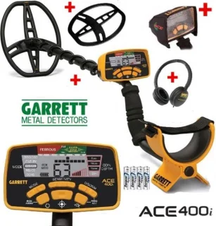 Garrett Ace 400i metaaldetector pakket