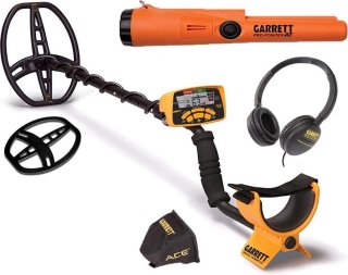 De Garrett ACE 400i metaaldetector + Pro-Pointer AT pinpointer in één oogopslag