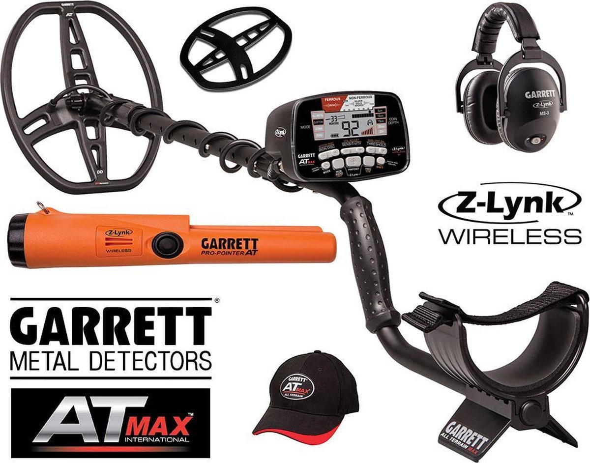 De Garrett AT Max metaaldetector in één oogopslag