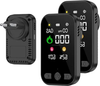 Gas CO detector zwart