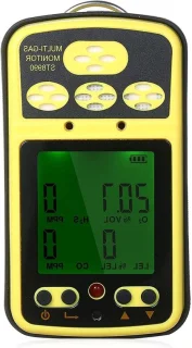 Gasdetector 4 in 1 geel