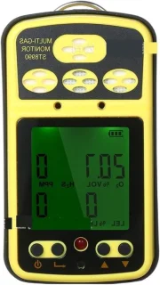 Gasdetector 4-in-1 zwart
