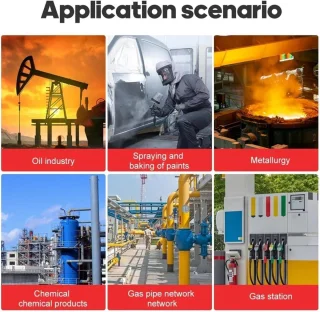 Gasdetector brandbaar gas alarm