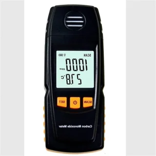 Gasdetector CO meter zwart
