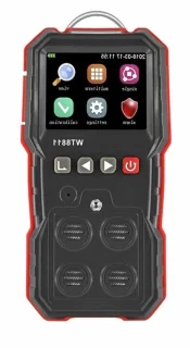 Gasdetector koolmonoxide en luchtkwaliteitsmonitor zwart
