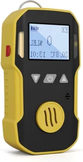 Gasdetector lekanalysator zwart