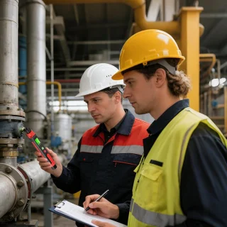 Gasdetector lekdetector brandbaar gas alarm zwart