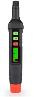 Gasdetector luchtkwaliteit meter zwart