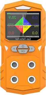 Gasdetector luchtkwaliteit monitor - multi gas monitor - oranje