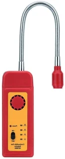 Gasdetector luchtkwaliteitsmeter - rood en zwart