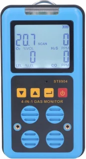 Gasdetector zwart