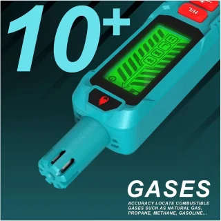 Gaslek detector brandbaar gas - zwart