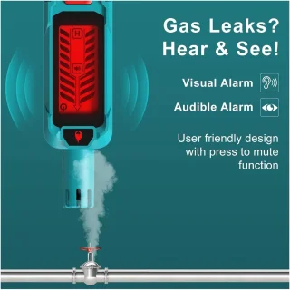 Gaslek detector brandbaar gas - zwart
