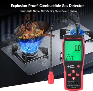 Gaslekdetector brandbaar gas tester