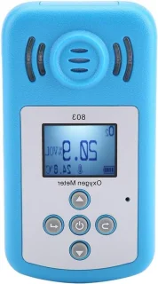 Gaslekdetector en zuurstofmeter zwart