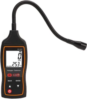 Gaslekdetector halogeen - zwart