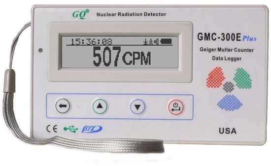 Geiger Müller Handheld Stralingsdetector met Data Logger