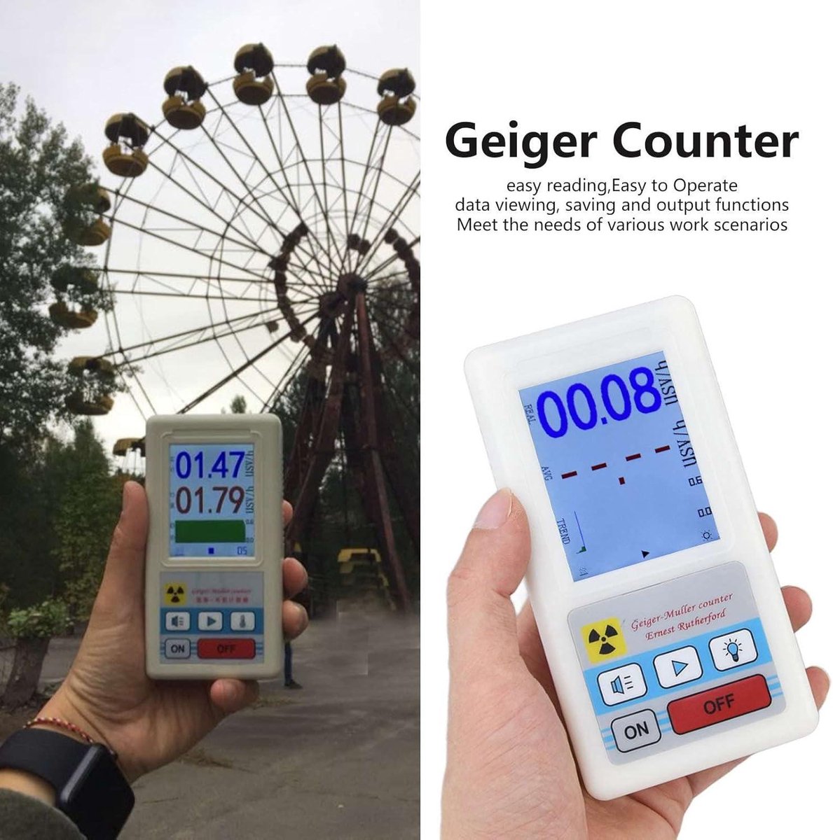 Wat vinden we goed aan de Geigerteller BR-6 Radioactieve Detector Draagbaar