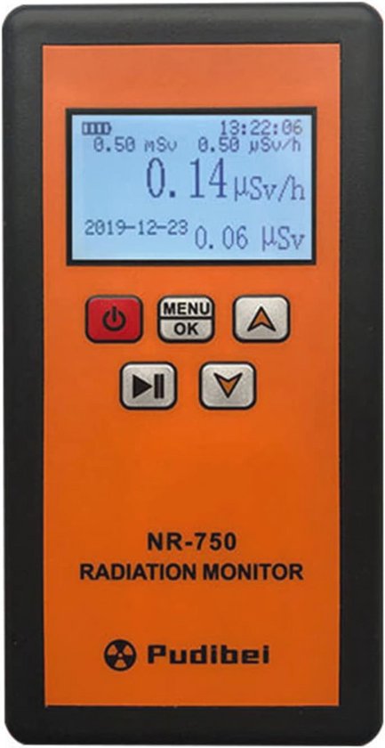 Geigerteller Handheld Stralingsmonitor LCD review