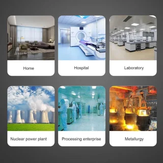 Geigerteller - Nucleaire Stralingsdetector - Zwart