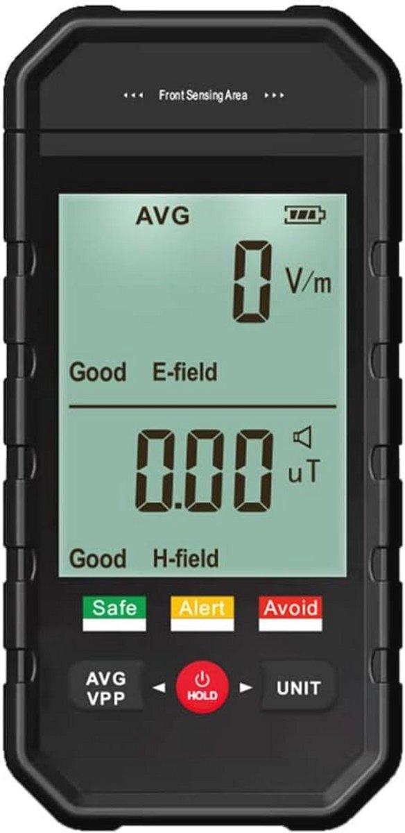 De Geigerteller Stralingsdetector Draagbaar LCD in één oogopslag