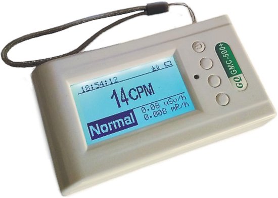 Geigerteller verbeterde sensor met LCD-display