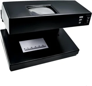 Geld detector zwart 18.5 cm