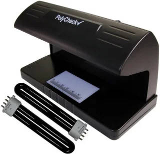 Gelddetector 2-in-1 uv led 9w zwart