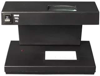 Gelddetector bankbiljet scanner wit