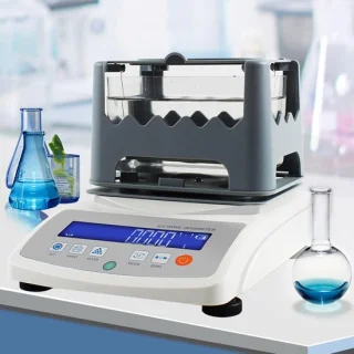 Gouden zuiverheid tester - edelmetaal analysator - wit