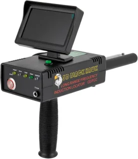 Goudzoeker metaaldetector zwart