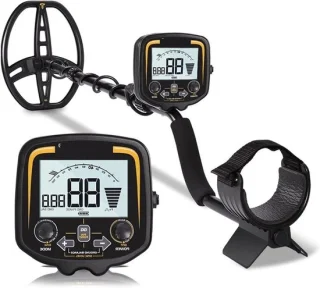 Goudzoeker scanner met waterdichte spoel 11 inch, zwart