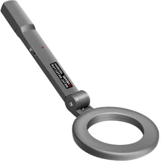 Handbediende metaaldetector - 39.4 cm - zwart