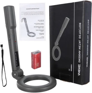 Handbediende metaaldetector - grijze sonde