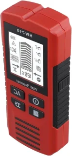 Handheld metaaldetector en muurscanner - rood