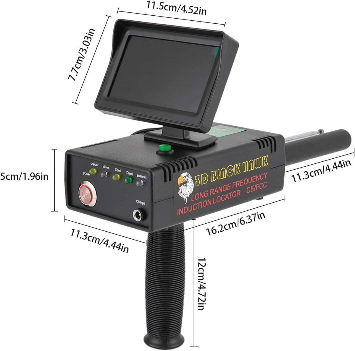 Wat vinden we goed aan de Handheld metaaldetector goud en zilver langeafstand