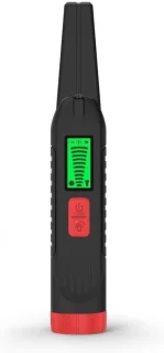 Handheld metaaldetector zwart/rood