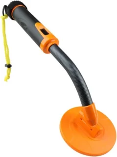 Handmetaaldetector pinpointer oranje met zwart