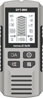 Handmetaaldetector wand - pinpointer scanner - 17.4 cm - zilver