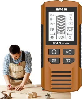 Handmetaaldetector wandscanner geel