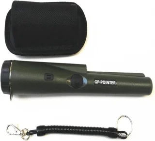 Handzame metaaldetector legergroen