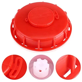 IBC Tankdeksel 163 mm kunststof rood