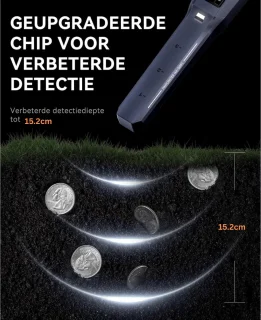 JMZR® Metaaldetector en Pinpointer Set voor Volwassenen en Kinderen
